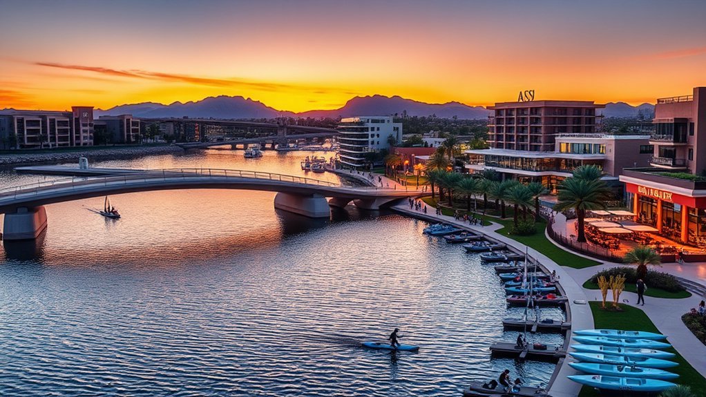 waterfront walkable lakeside cultural hub