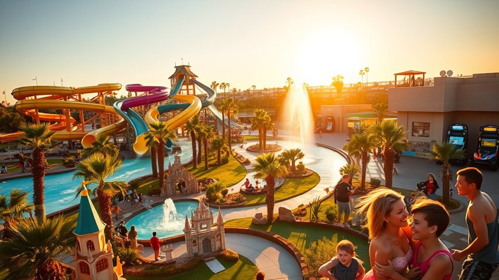 waterpark arcade mini golf fun