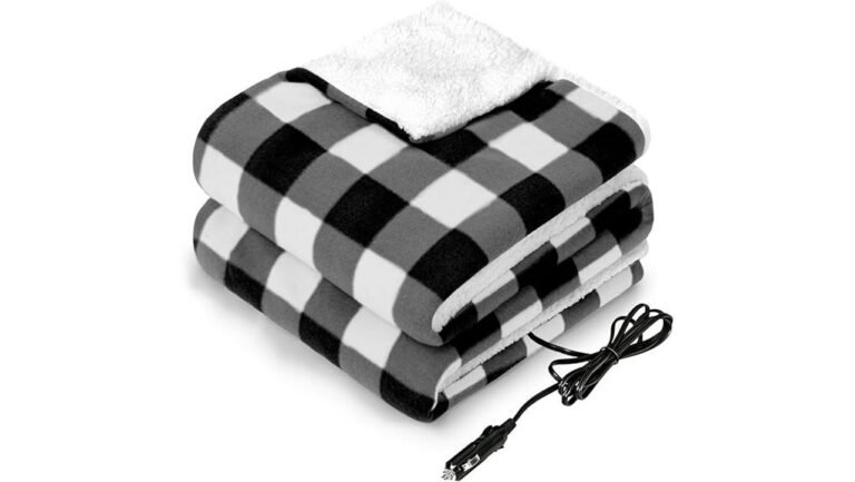 cozy heated car blanket