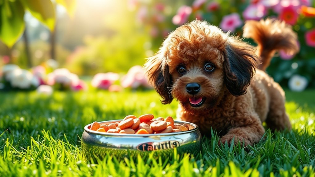 2026 poodle tail wagging food