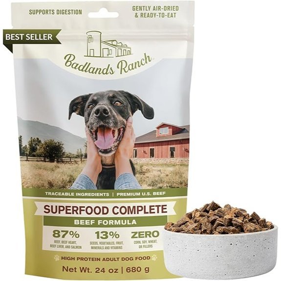 BADLANDS RANCH Superfood Air-Dried Beef Dog Food