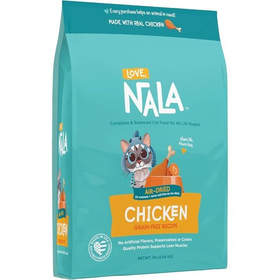 LOVE NALA Chicken Air Dried Cat Food - 1 lb