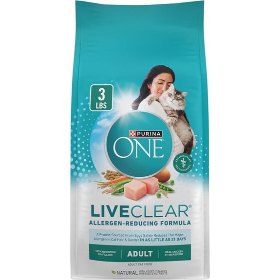 Purina ONE LiveClear Allergen-Reducing Cat Food 3 lb