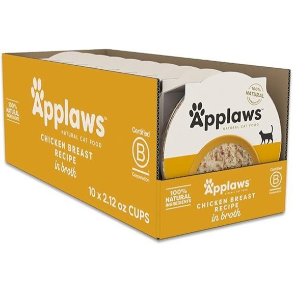 Applaws Natural Wet Cat Food in Broth (10 Cups)