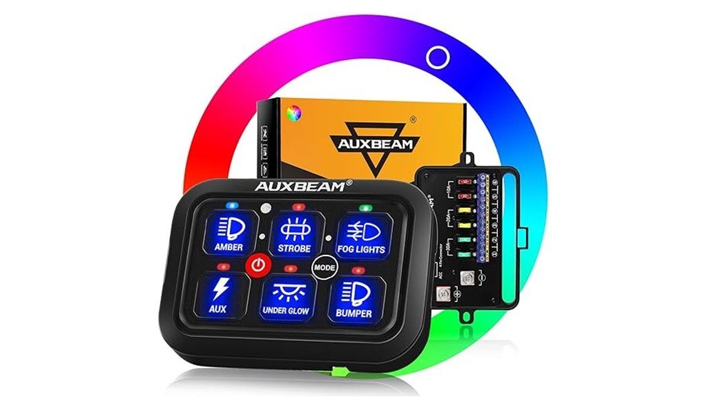 auxbeam rgb switch panel