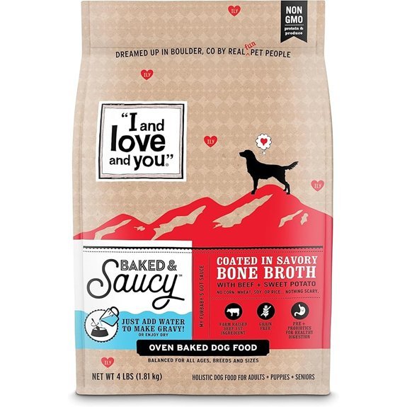 I AND LOVE AND YOU Baked and Saucy Dog Food