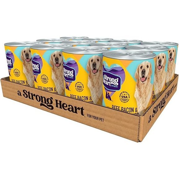 A Strong Heart Wet Dog Food Beef & Bacon