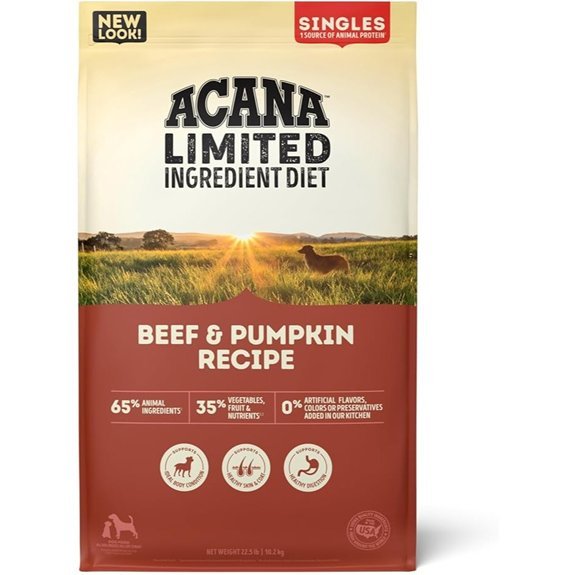 ACANA Singles Beef & Pumpkin Dry Dog Food 22.5lb
