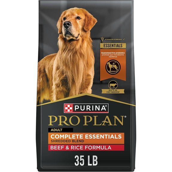 Purina Pro Plan Shredded Beef and Rice Dog Food