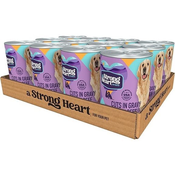 A Strong Heart Wet Dog Food with Beef (12-Pack)