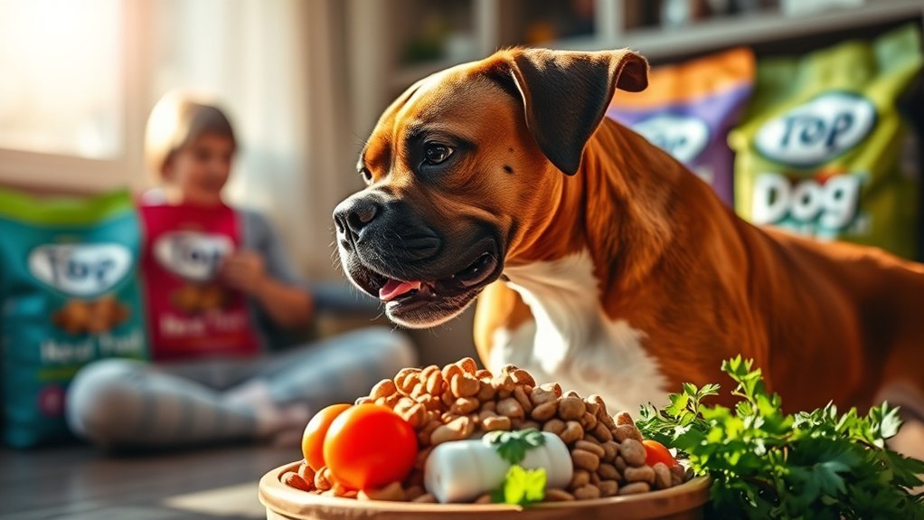 boxer dog food considerations