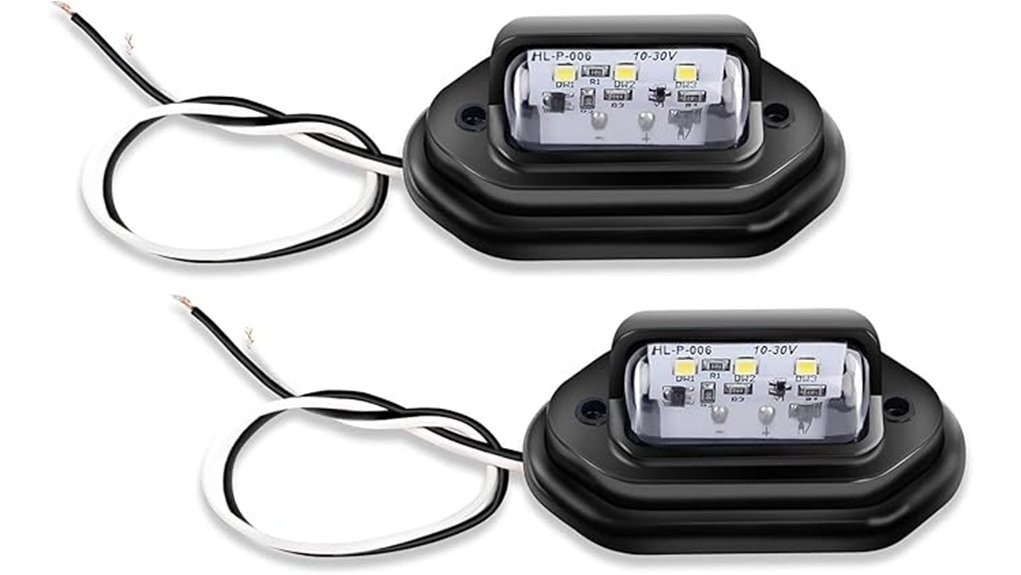 bright led license lights