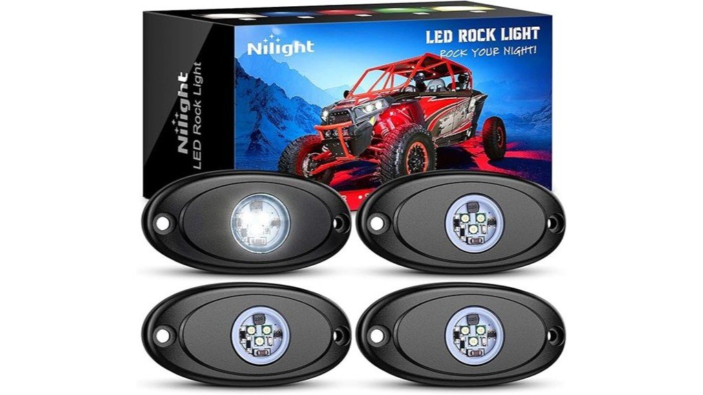 bright led rock lights