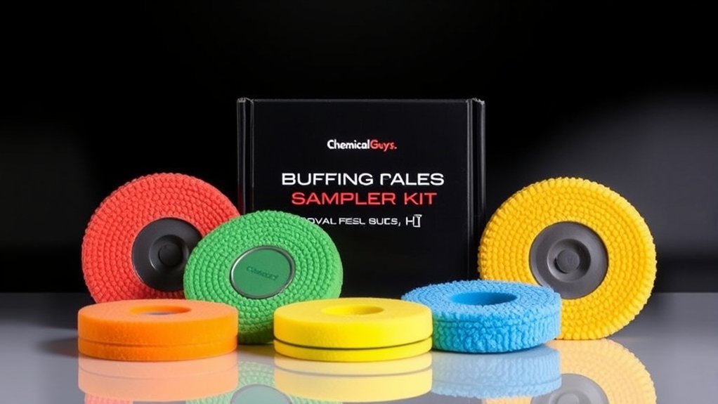 buffing pad sampler kit