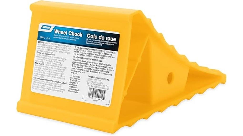 camco wheel chock review