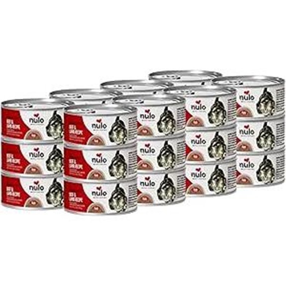 Nulo Beef & Lamb Recipe Pate Wet Canned Cat Food 5.5 Ounce (Pack of 24)