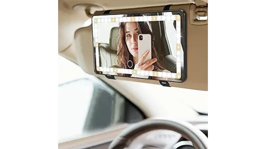 car sun visor mirror