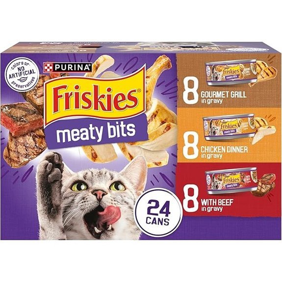 Purina Friskies Gravy Wet Cat Food Variety Pack