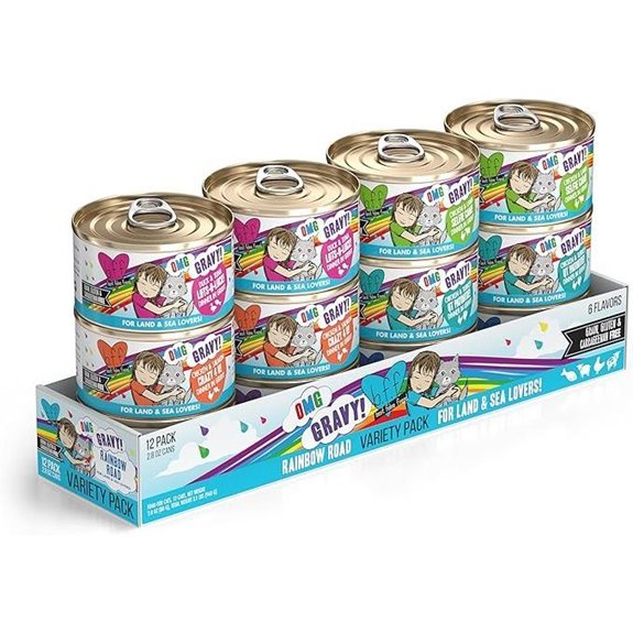 Weruva B.F.F. OMG Cat Food Variety Pack (12 Cans)