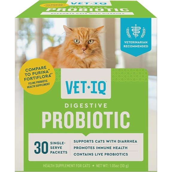 VetIQ Cat Probiotic Powder for Diarrhea (30 Count)