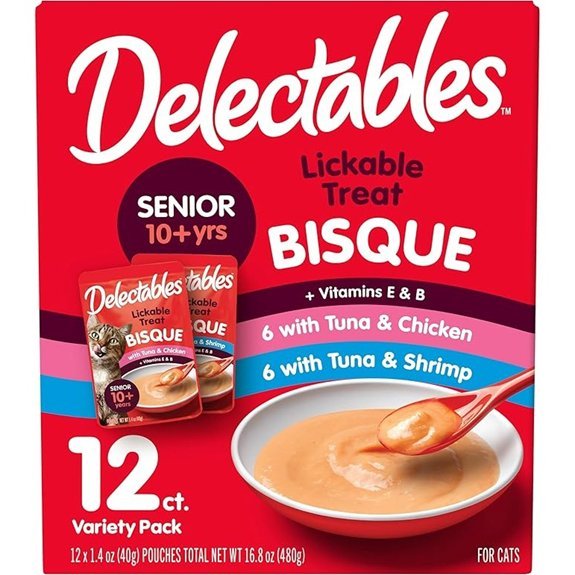 Delectables Lickable Treats Variety Pack for Cats