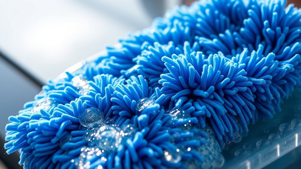 chenille enhances cleaning efficiency