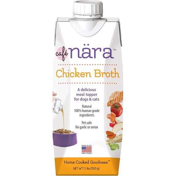 Cafe Nara Chicken Broth Meal Topper for Pets