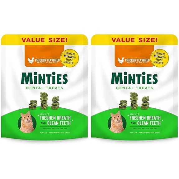 Minties Chicken Flavored Dental Treats for Cats