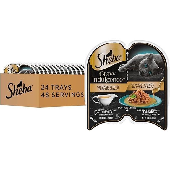Sheba Gravy Indulgence Chicken Wet Cat Food Twin-Pack