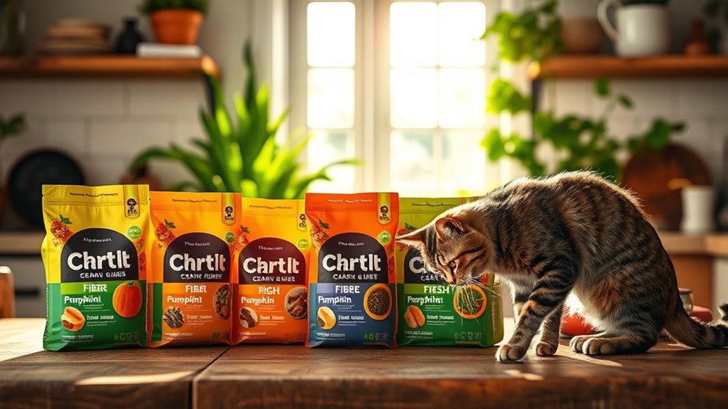 choosing high fiber cat food