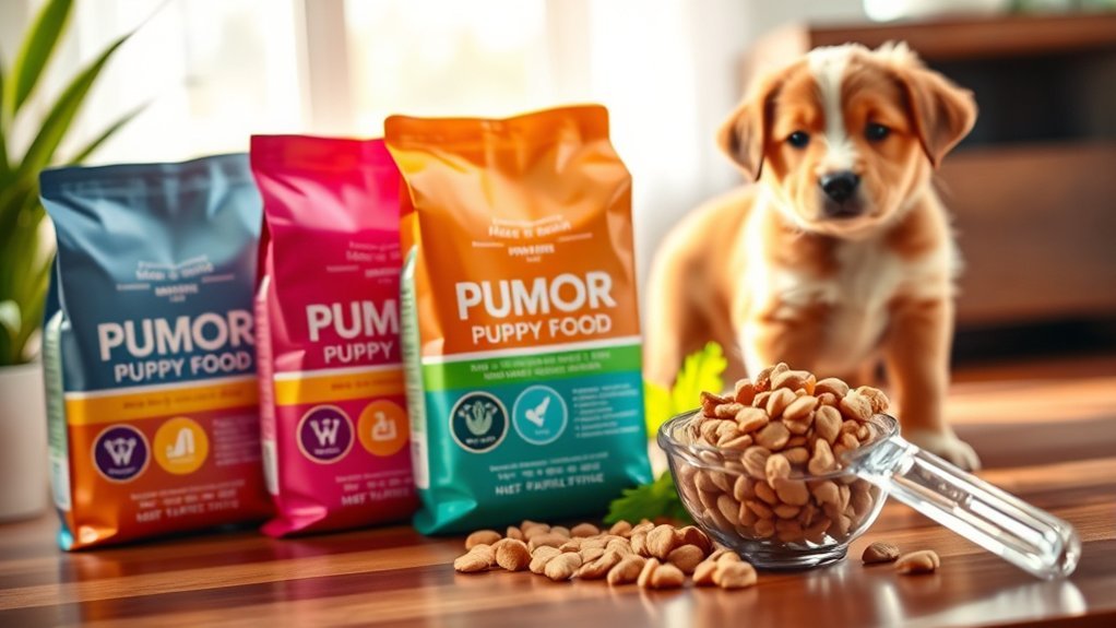 choosing puppy food wisely