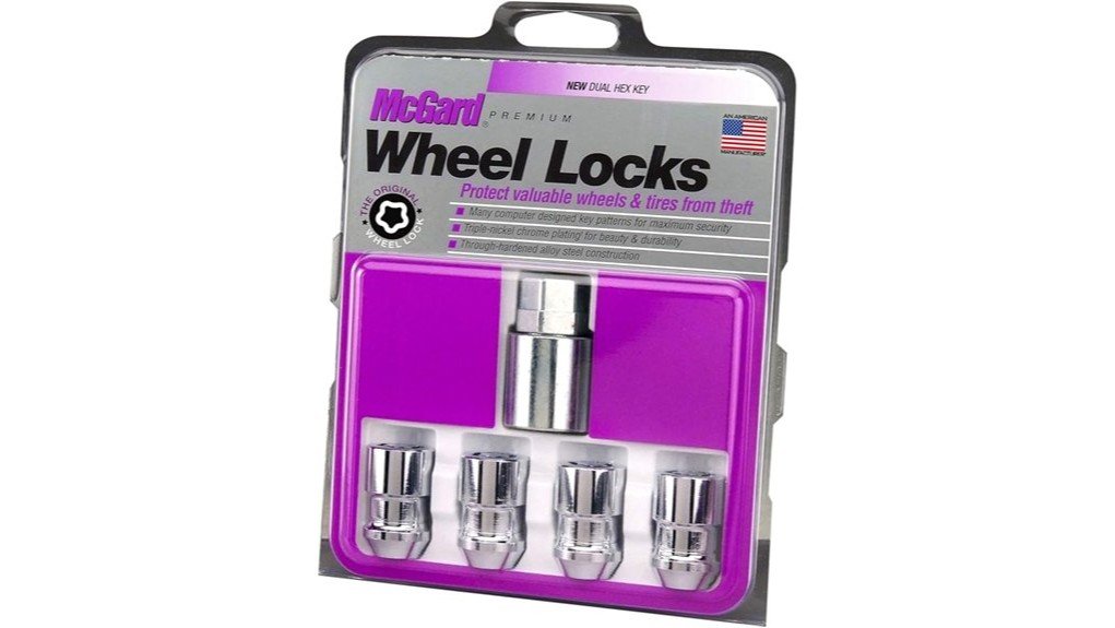 chrome cone seat wheel locks