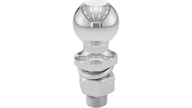 chrome trailer hitch ball