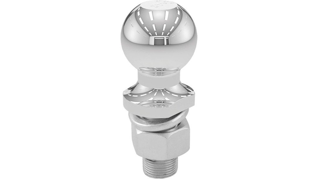 chrome trailer hitch ball