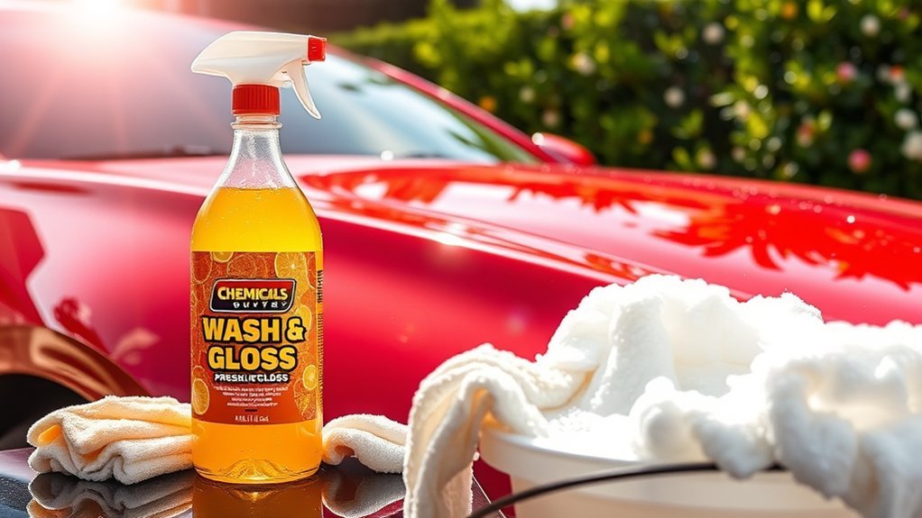 citrus wash enhances shine