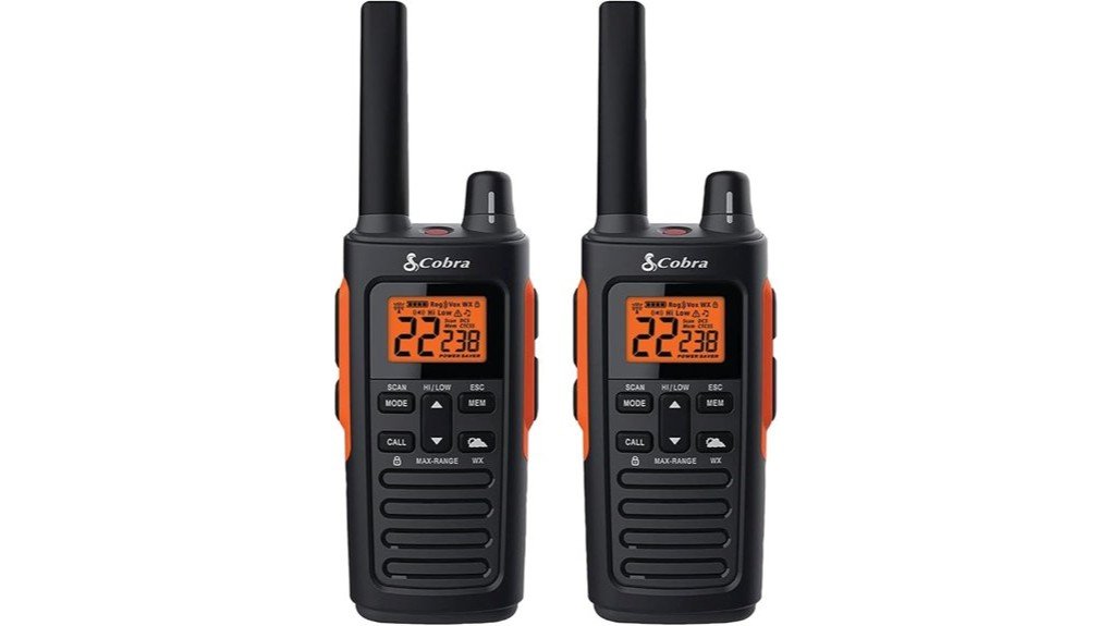 cobra rx680 walkie talkies review