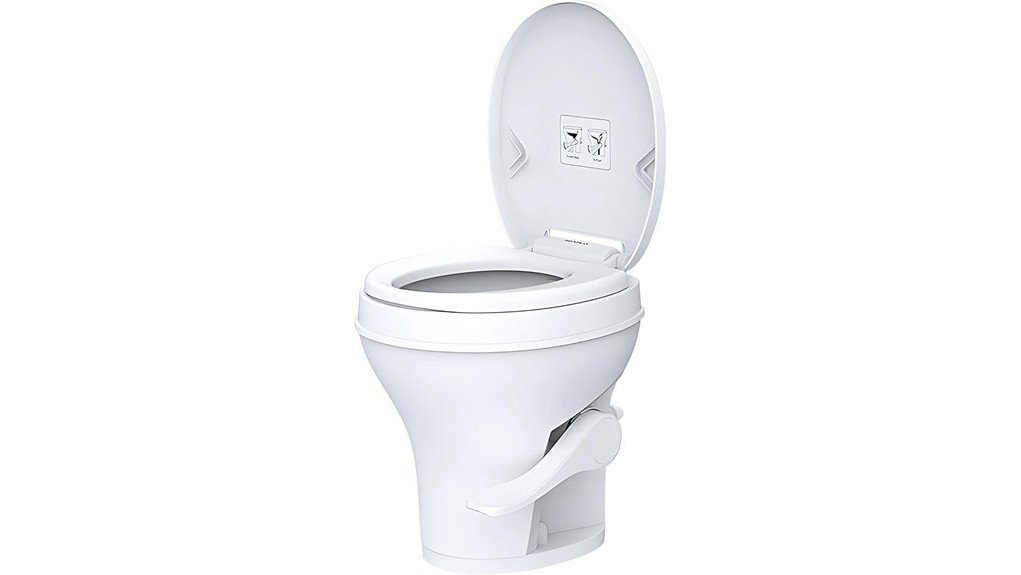 comfortable innovative rv toilet