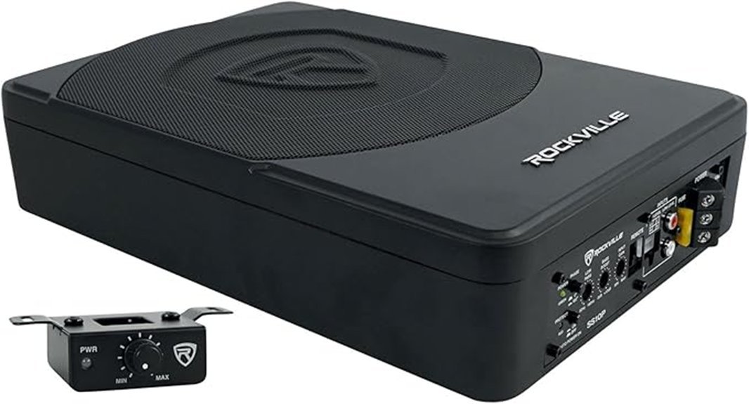 compact subwoofer with power