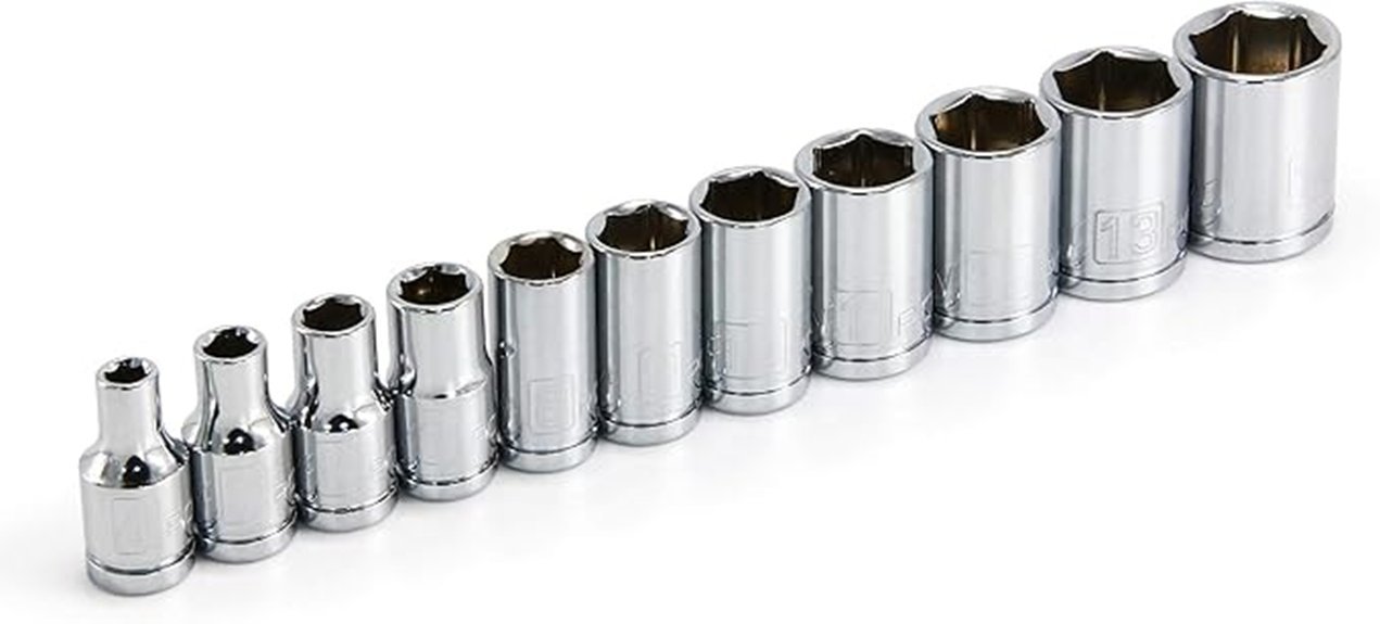 comprehensive metric socket set