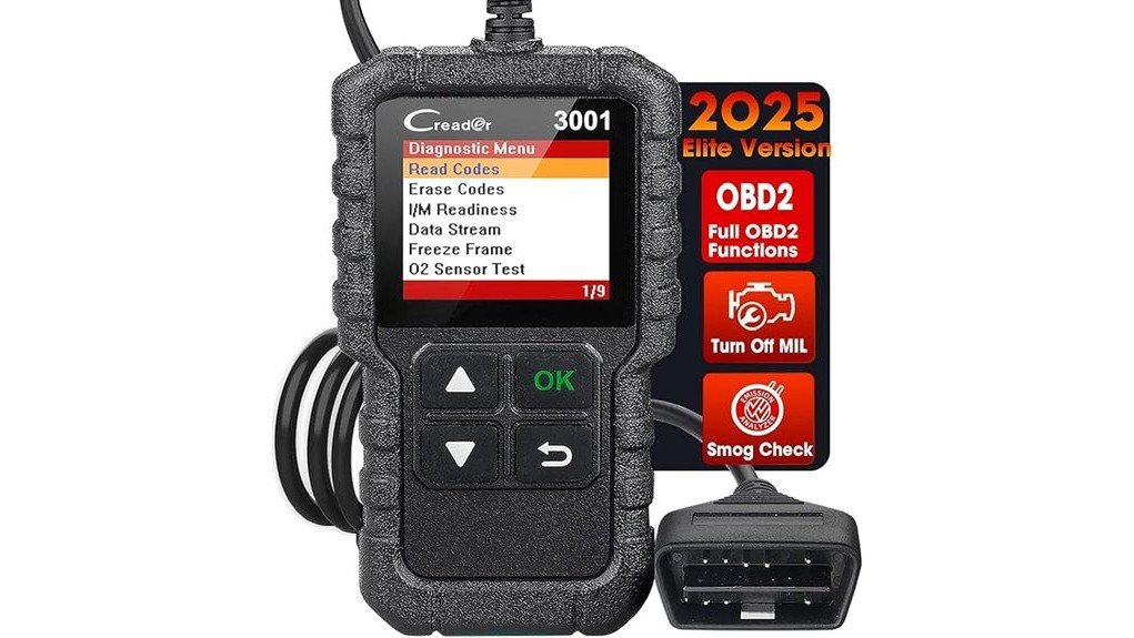 creader 3001 obd2 review