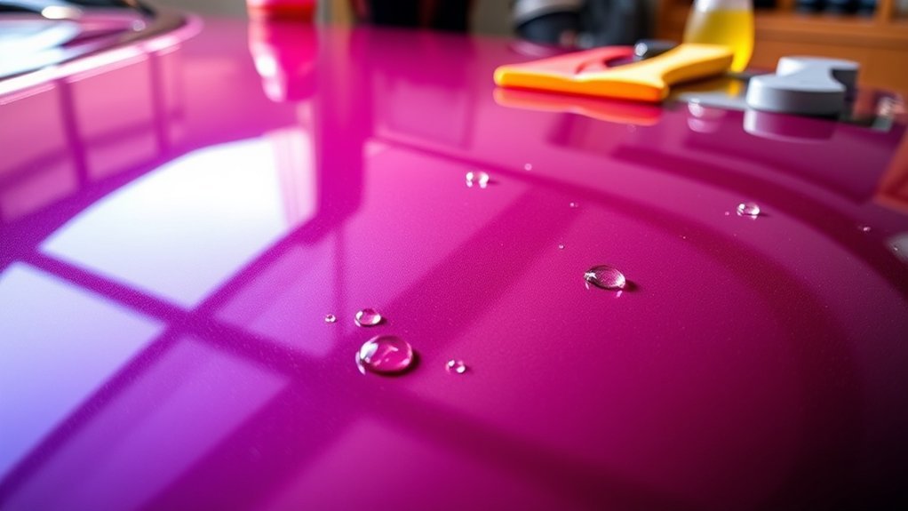 deep wet looking shine