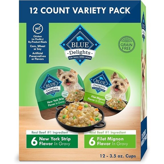 Blue Buffalo Delights Wet Dog Food Variety Pack