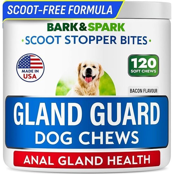 BARK&Spark Dog Anal Gland Treatment Chews (120 Treats)