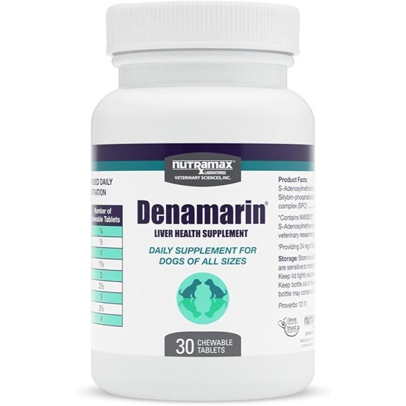 Nutramax Denamarin Liver Health Supplement for Dogs