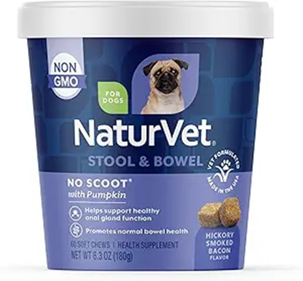 NaturVet No Scoot Soft Chews for Dogs