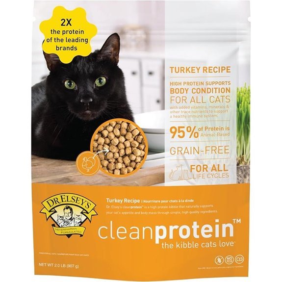 Dr. Elsey's cleanprotein Turkey Cat Kibble 2 lb. Bag