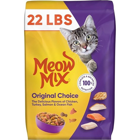 Meow Mix Original Choice Dry Cat Food 22 Pound Bag