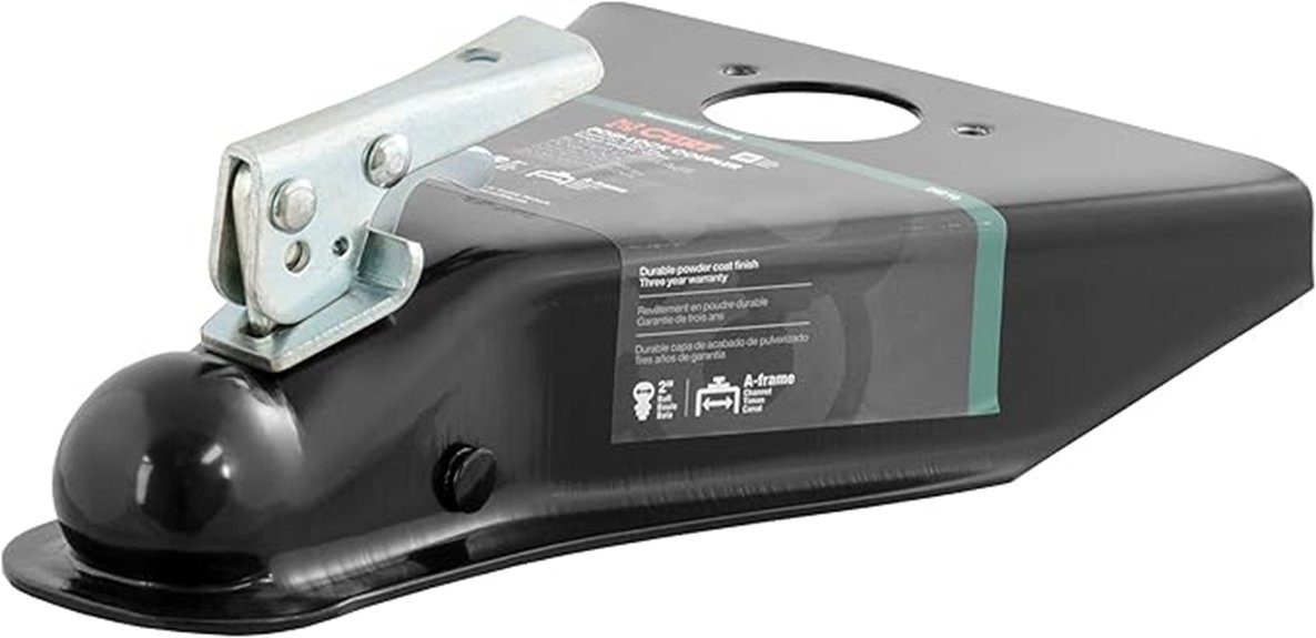 durable a frame trailer coupler