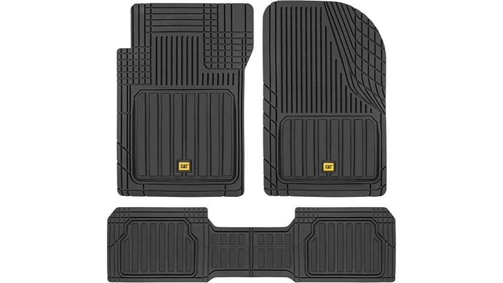 durable black floor mat