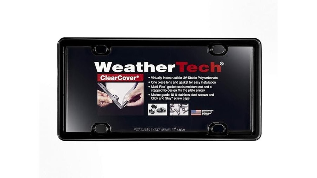 durable license plate cover